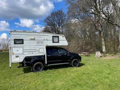 Truck and camper